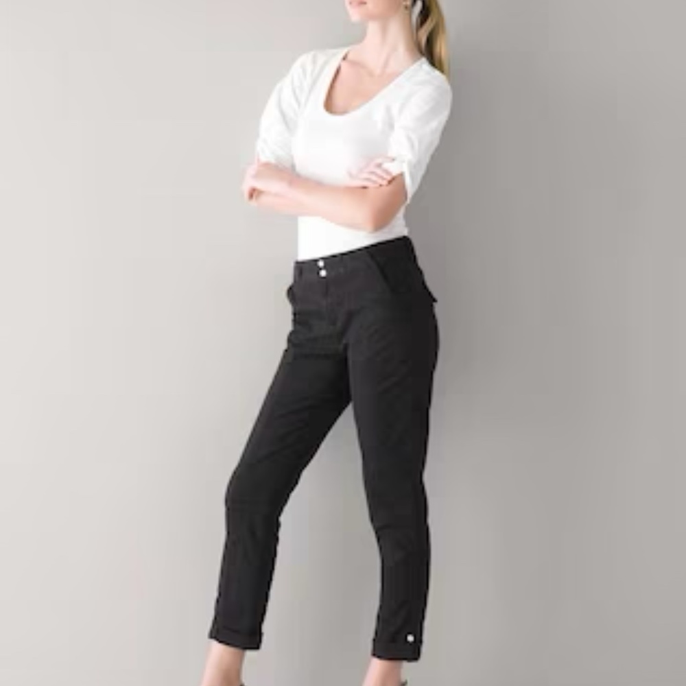 White House Black Market Pret-A-Pedi Straight Crop Pants Women's Size 4